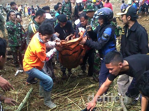 Korban Tewas Tanah Longsor di Banjarnegara Bertambah