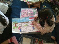 Ketika Anak-anak SD Melukis Potret Korupsi di Indonesia