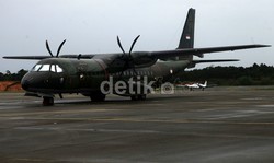 CN 295M yang Ditumpangi Jokowi Dilengkapi Night Vision Google