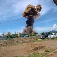 Setelah Meledak, Pabrik Baja di Cilegon Terbakar 30 Menit