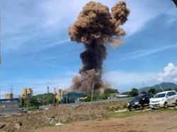 Suhu di Lokasi Ledakan Masih Panas, Polisi Belum Bisa Masuk ke Area