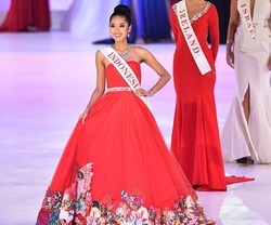 Tak Menang, Maria Rahajeng Tetap Dapat Gelar Istimewa di Miss World 2014