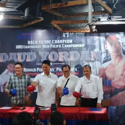 20 Desember, Daud Jordan Naik Ring Lagi Lawan Petinju Filipina