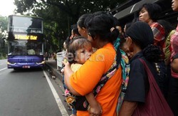 Motor Tak Boleh Melintasi HI, Bus Gratis Beroperasi Sampai Pukul 22.00