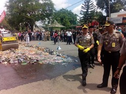 Polres Majalengka Musnahkan Ribuan Miras dan Ciu