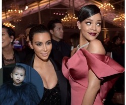 Rihanna Puji Gaya Edgy Si Kecil North West