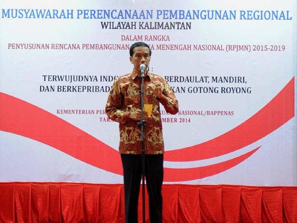 Jokowi Buka Musrenbang Regional Kalimantan
