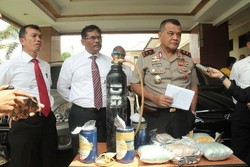 Polda Sumsel Amankan 3 Kg Sabu dan 25 Ribu Butir Ekstasi