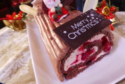 Resep Cake: Buche Noel Black Forest