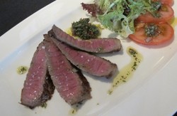 Resep Daging: Pan-seared Australian Beef with Chimicurri Sauce