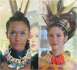 Foto: Warna-warni Tren Make-up Sariayu 2015, Biru Elektrik Hingga Oranye