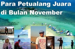 Para Petualang Juara di Bulan November