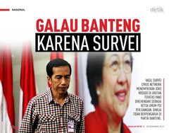Galau Banteng karena Survei