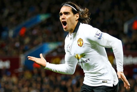 Falcao Setelah Bikin Gol di Villa Park