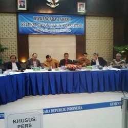 Pansel Belum Bisa Sepenuhnya Melacak Integritas Calon Hakim MK