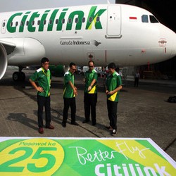 4 Tahun Berturut-turut, Citilink Jadi Maskapai Berbiaya Murah Terbaik