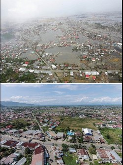 7 Foto Menarik Perubahan di Aceh Ketika Diterjang Tsunami dan Kini