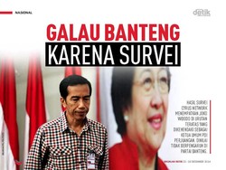 Galau Banteng karena Survei
