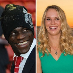 Balotelli & Wozniacki, Si Raja & Ratu Twitter 2014