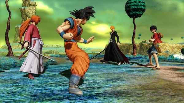 Naruto vs Son Goku vs Ichigo vs Luffy di Satu Arena