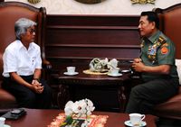 Panglima TNI Terima Dirut Pertamina