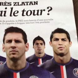 Pengganti Ibra Dicari, Messi, Ronaldo, Pogba, dan Suarez Muncul dalam Seragam PSG
