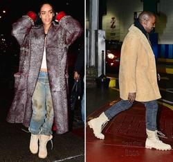Rihanna dan Kanye West Pakai Combat Boots, Akankah Jadi Tren 2015?