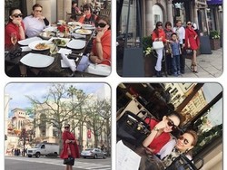 Serunya Syahrini Libur Natal di Amerika Serikat