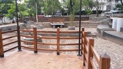 Asyik, Dua Danau Kecil di Taman Lansia Hampir Rampung