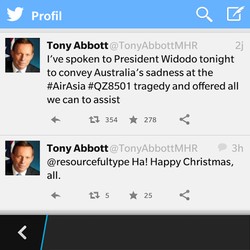 PM Abbot Kontak Jokowi, Sampaikan Kesedihan Atas Tragedi AirAsia