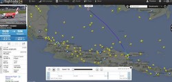 Ini Posisi Terakhir AirAsia QZ8501 yang Terekam di Data Flightradar24