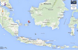 Bupati Belitung Timur Duga QZ 8501 Hilang di Sekitar Pulau Nangka atau Serutu