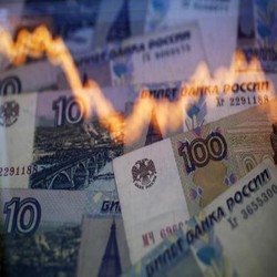 Tahan Pelemahan Ruble, Bank Sentral Rusia Habiskan Seperempat Cadangan Devisa
