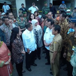 Kunjungi Pasar Klewer, JK: Seluruh Dana Renovasi dari Pemerintah