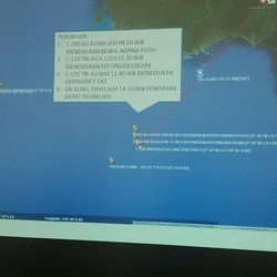 Ini Titik-titik Penemuan Serpihan dan Jasad Penumpang AirAsia QZ8501