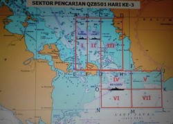 Penampakan Area yang akan Disisir Tim Pencari Hari Ini