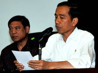 Jokowi Tinjau Posko Basarnas