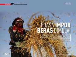 Puasa Impor Beras Dimulai