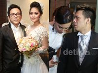 Foto-foto Pernikahan David-Gracia, Kemesraan Ariel dan Sophia Latjuba