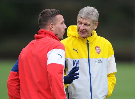 Wenger: Inter Mau Podolski? Itu Lelucon