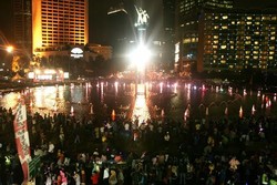 Bundaran HI Mulai Semarak Rayakan Tahun Baru