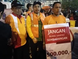 Pengunjung JNF, Buang Sampah Sembarangan Denda Rp 500 Ribu!