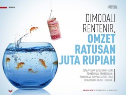 Dimodali Rentenir, Omzet Ratusan Juta Rupiah