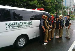 Pusing Karena Kehujanan di Monas, Puskesmas Keliling Menteng Siap Membantu