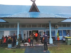 Begini Sibuknya Posko Pencarian AirAsia di Lanud Pangkalan Bun