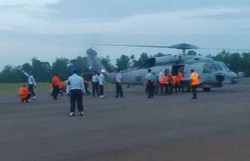 4 Kantong Jenazah Lagi Diturunkan dari Heli AS di Pangkalan Bun