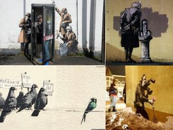 10 Karya Terfenomenal Banksy 2014