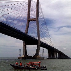 Jalur Motor di Suramadu Dibuka 6 Jalur Saat Toron