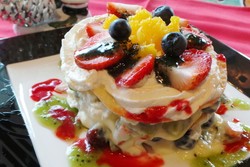 Video Resep : Fresh Mixed Berry Lasagna