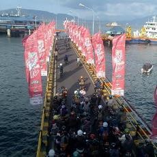 Arus Balik Tahun Baru, Pelabuhan Ketapang Dipadati Kendaraan Roda Dua